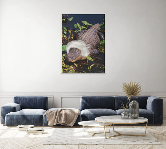 Wall Art Canvas: 'Warhol Alligator' - Stylish Design