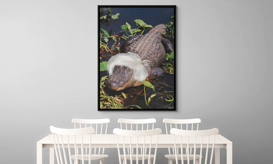 Wall Art Canvas: 'Warhol Alligator' - Stylish Design