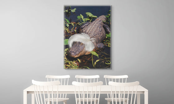 Wall Art Canvas: 'Warhol Alligator' - Stylish Design