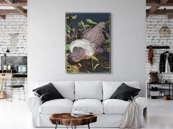 Wall Art Canvas: 'Warhol Alligator' - Stylish Design