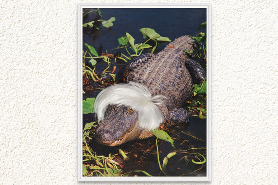 Wall Art Canvas: 'Warhol Alligator' - Stylish Design